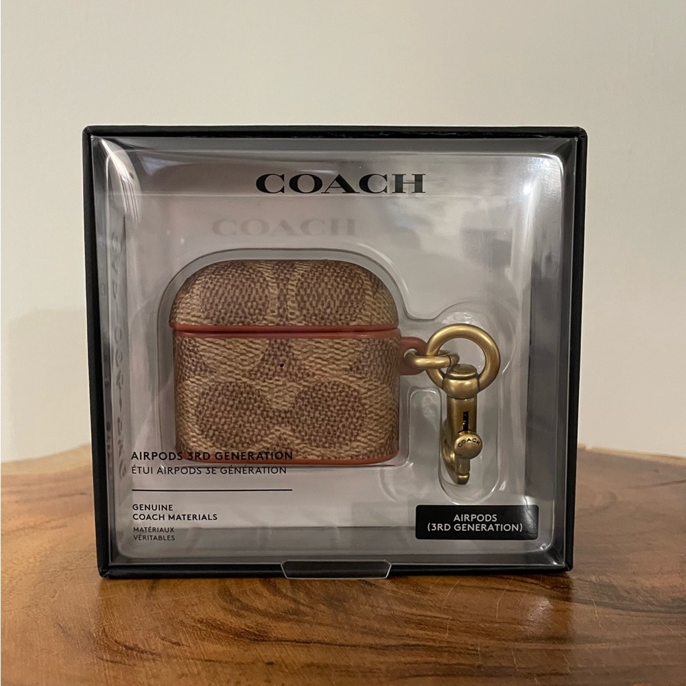 NIB Airpods 3rd Generation Case in Signature Canvas